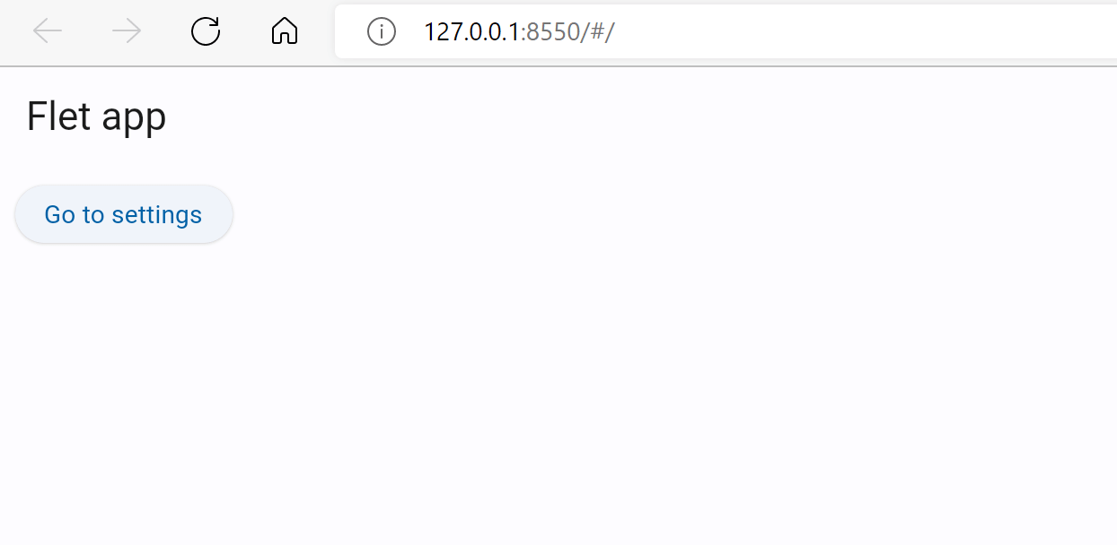 Routing app example